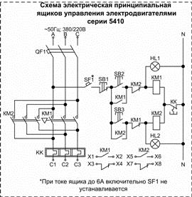 Схема электрическая принципиальная Я5410-2174